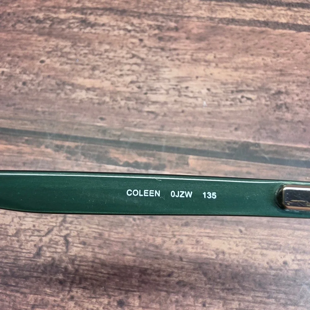 Banana Republic Coleen 0JZW Tortoise Dark Green Cat Eye Eyeglasses 49-17-135